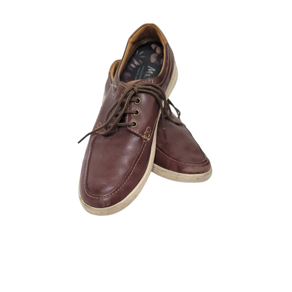 Mr. Cat Men’s Washed By The Sea Lace Up Leather Sneaker - Picture 1 of 7